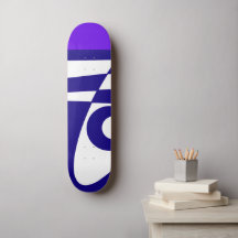 Abstraktes Surfen - Lila Navy Blau