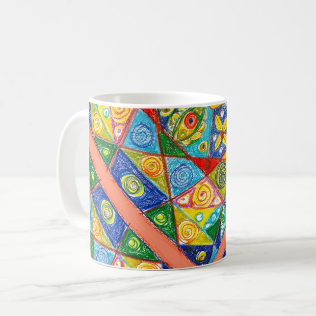 Abstraktes System Kaffeetasse (Vorderseite Links)