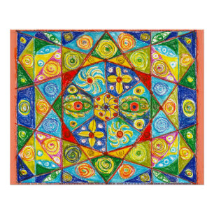 Abstraktes System Poster