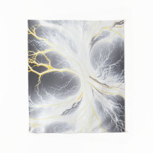 Abstraktes Tapestry mit glühender Energiestruktur