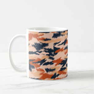 Abstraktes Tarnmuster Nahtlose Vintage Mauer Kaffeetasse