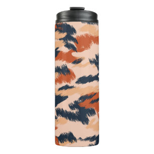 Abstraktes Tarnmuster Nahtlose Vintage Mauer Thermosbecher
