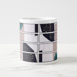 Abstraktes Tassendesign Jumbo-Tasse