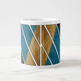 abstraktes Tassendesign Jumbo-Tasse