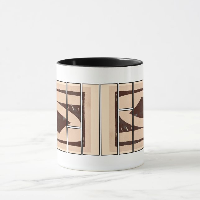 Abstraktes Tassendesign Tasse (Zentrum)