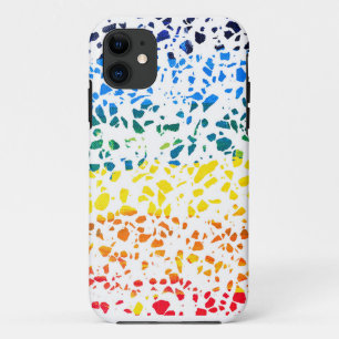 Abstraktes Terrazzo-Mosaik Buntes Regenbogenmuster Case-Mate iPhone Hülle