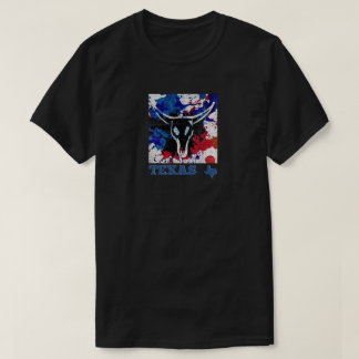 Abstraktes Texas Bull-T-Shirt T-Shirt