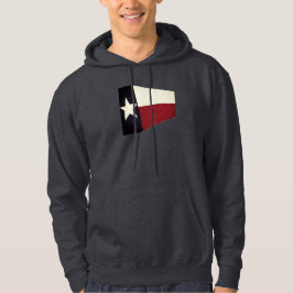 abstraktes Texas-Flagge Herren-Hoodie Hoodie