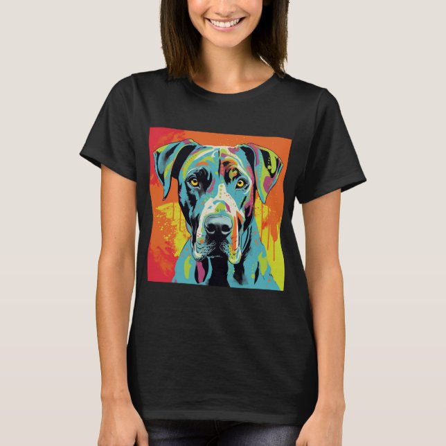 Abstraktes Tier, großes Tier T-Shirt (Vorderseite)