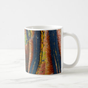 abstraktes Tigerauge Kaffeetasse