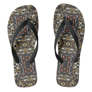 Abstraktes Tile-Design Flip Flops