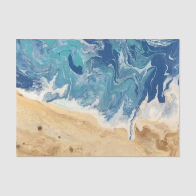 Abstraktes Tissue Paper Seidenpapier (Vorderseite)
