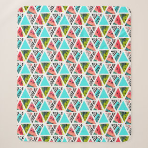 Abstraktes Tropenmuster Sherpadecke