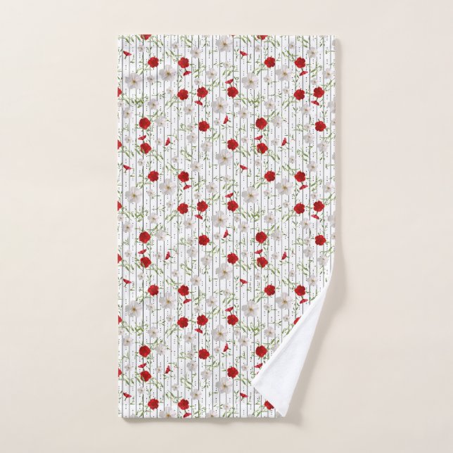 Abstraktes tropisches Gartendesign Handtuch (Handtuch)
