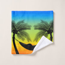 Abstraktes tropisches Leben | Hammock-Silhouette