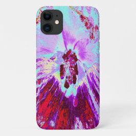Abstraktes tropisches Wasser und Blume des Lila Hi Case-Mate iPhone Hülle