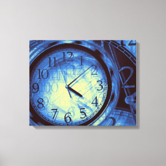 Abstraktes Uhr-Design-Poster der Moderne Leinwanddruck