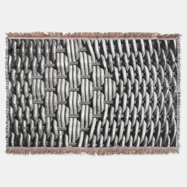 Abstraktes und stilvolles Gray-Muster Decke (Vorderseite)