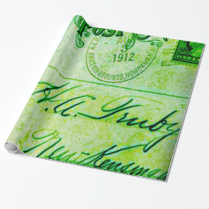 Abstraktes Vintage-Muster Geschenkpapier