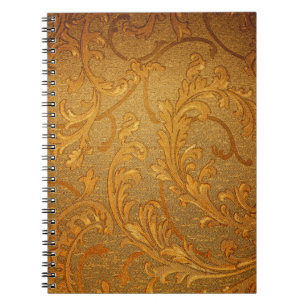 Abstraktes Vintages Blumenmuster Notizblock