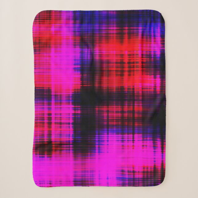 Abstraktes Vintages Muster Sherpadecke (Vorderseite)