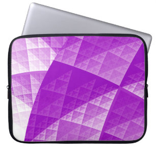 Abstraktes Violetmuster Laptopschutzhülle