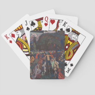 Abstraktes Vitalit, Wassily Kandinsky farbiges Leb Spielkarten