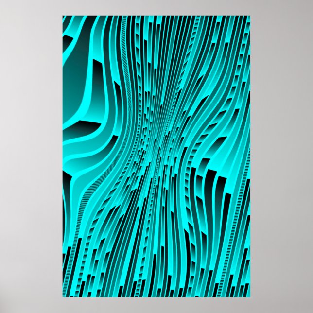 abstraktes Wallpaper-Design als Hintergrund Poster (Vorne)