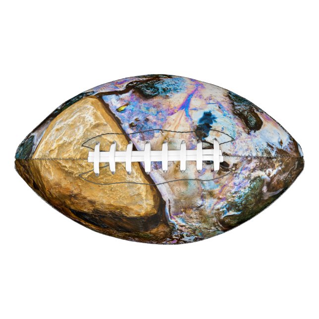 abstraktes Wasser Football (Vorderseite)