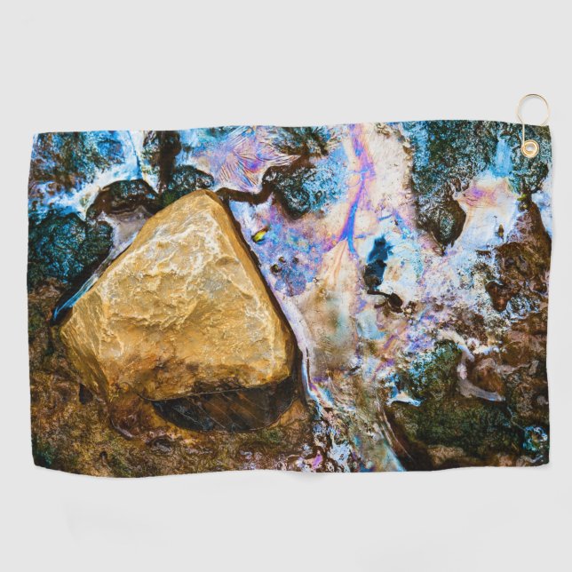 abstraktes Wasser Golfhandtuch (Horizontal)