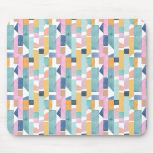 Abstraktes Watercolor-Form-Muster Mousepad