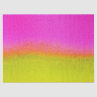 Abstraktes Watercolor-Rosa-orange Grün Seidenpapier