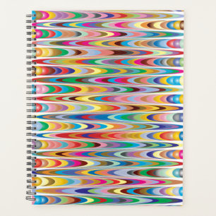 Abstraktes Wavy-Muster Planer