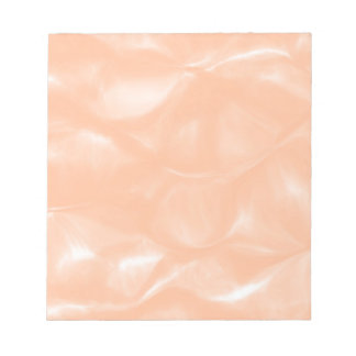 Abstraktes Weichmuster für die Farbe Peach Fuzz Notizblock