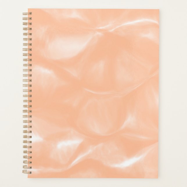 Abstraktes Weichmuster für die Farbe Peach Fuzz Planer (Vorderseite)