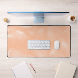 Abstraktes Weichmuster für die Farbe Peach Fuzz Schreibtischunterlage