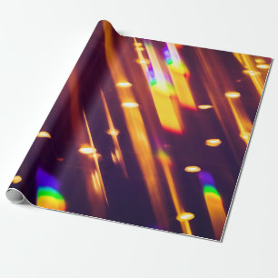 Abstraktes Weihnachten Goldene Funken oder Glitter Geschenkpapier