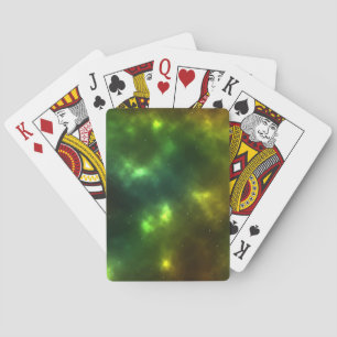 Abstraktes Weltraum-Konstellationsdesign Spielkarten