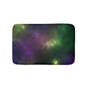 Abstraktes Weltraum-Sternbild-Design Badematte