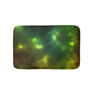 Abstraktes Weltraum-Sternbild-Design Badematte