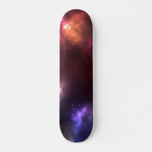 Abstraktes Weltraum-Sternbild-Design Skateboard