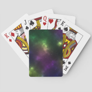 Abstraktes Weltraum-Sternbild-Design Spielkarten