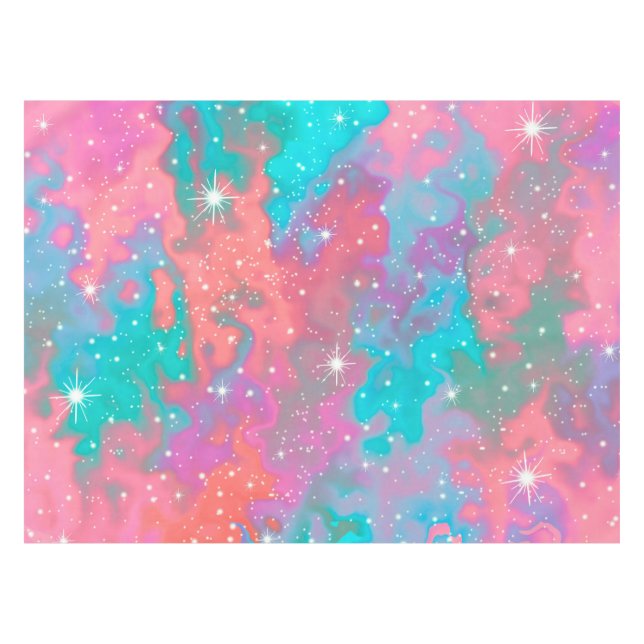 Abstraktes Weltraumwerk | Tischdecke (Vorderseite (Horizontal))