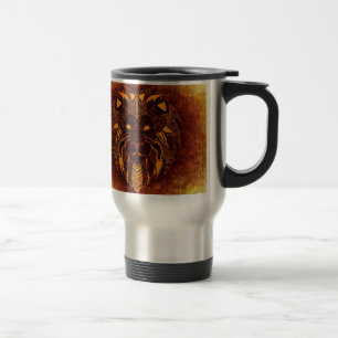Abstraktes Wildtier Reisebecher