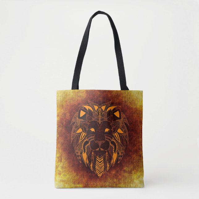 Abstraktes Wildtier Tasche (Vorderseite)