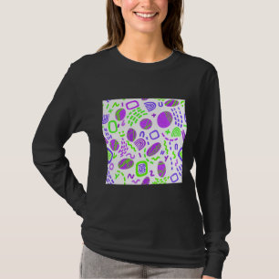 Abstraktes Wirbles geometrisches Muster T-Shirt