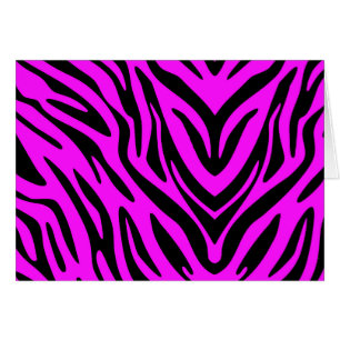 Abstraktes Zebra in Rosa und Schwarz