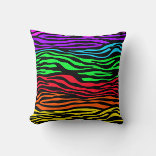 Abstraktes Zebra Kissen