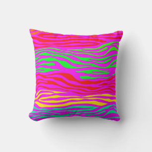 Abstraktes Zebra Kissen