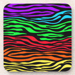 Abstraktes Zebra Untersetzer